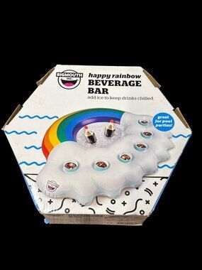 BigMouth Inc. Rainbow Beverage Bar cooler ice chest New in Box
